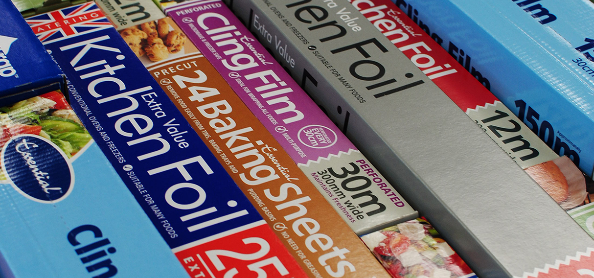 Kitchen Foil, Cling Film & Greaseproof