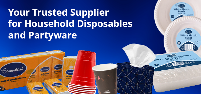 Your Trusted Supplier for Household Disposables and Partyware