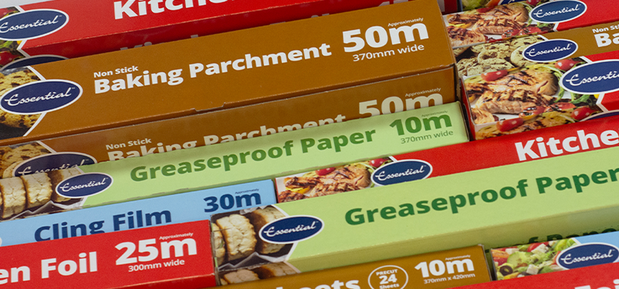 Kitchen Foil, Cling Film & Greaseproof